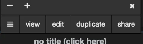 Grafana graph panel with the title area expanded for the Edit action — opens the query editor for the new panel