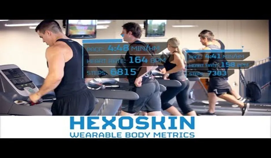 Hexoskin biometric smart shirt — Italian-fabric machine-washable wearable that tracks heart rate, breathing rate, and sleep
