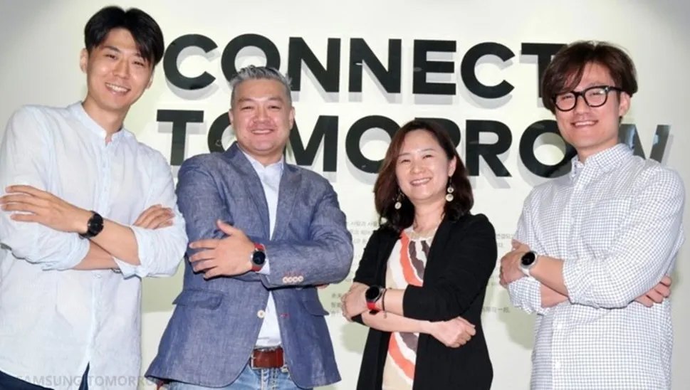 Portrait of Eunjoo Kim, principal designer of the Samsung Gear S2 smartwatch and its rotating bezel