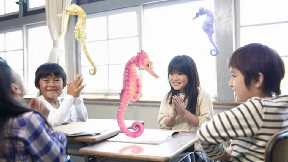 Magic Leap augmented-reality concept — light-field display headset described as an “operating system for reality” by Rony Abovitz