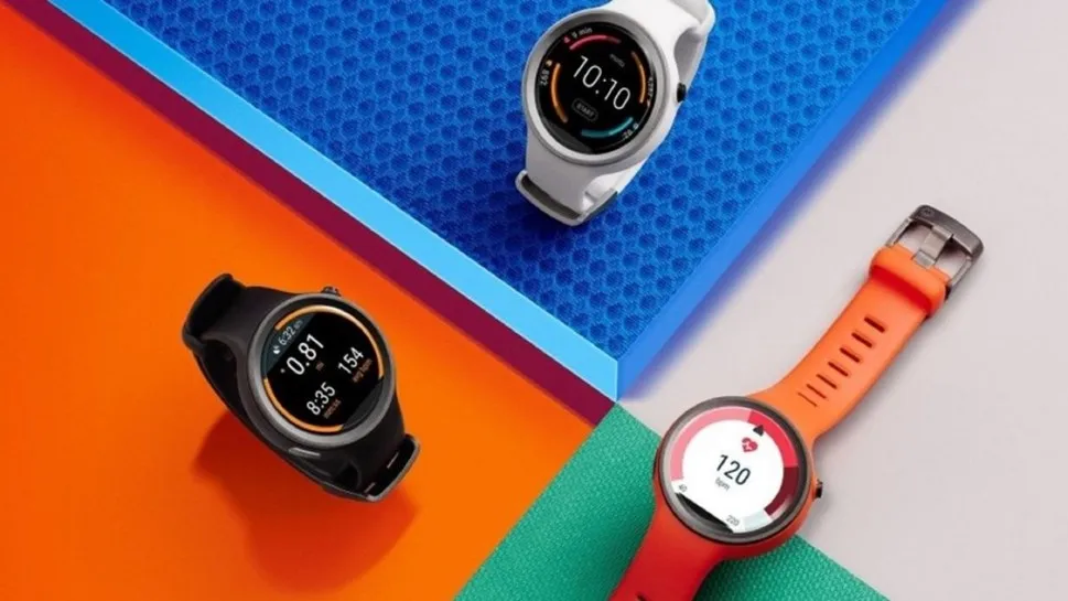 Motorola Moto 360 Sport — second-generation Android Wear smartwatch with GPS and heart-rate monitoring