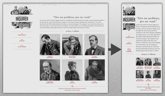 Responsive Design fluid flexible design
