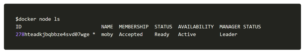 Socker Swarm Check Status