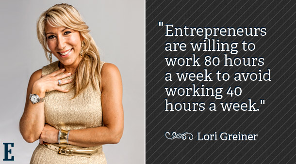 Entrepreneurs are the only people who will work 80 hours a week to avoid working 40 hours a week
